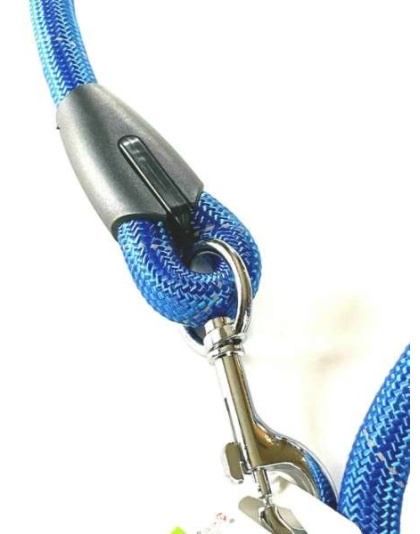 Large Dog Leash Rope Heavy Duty Reflective Nylon Material Excellent 3ft Size Blue