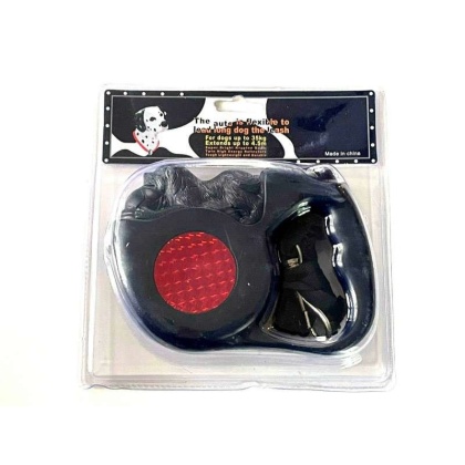 Reflective Retractable Pet Dog Leash Up to 4.5m Long 35kg 77lbs Krypton Beam Strong