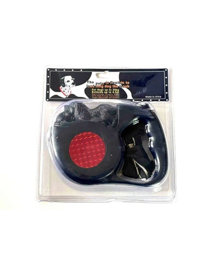 Reflective Retractable Pet Dog Leash Up to 4.5m Long 35kg 77lbs Krypton Beam Strong