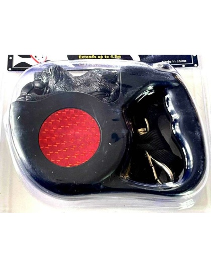 Reflective Retractable Pet Dog Leash Up to 4.5m Long 35kg 77lbs Krypton Beam Strong