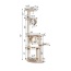 74 " H Real Wood Cat Tree With Cured Sisal Posts A7463
