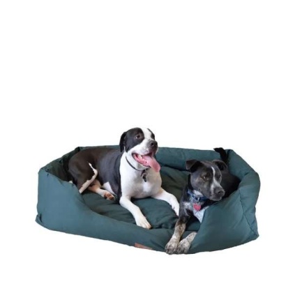 Armarkat Bolstered Dog Bed, Anti-Slip Pet Bed, Laurel Green - L