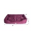 Armarkat Bolstered Dog Bed, Burgundy,In M/L/XL 3 Sizes - M