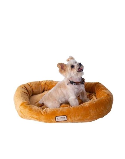 Armarkat Bolstered Pet Bed and Mat, ultra-soft Dog Bed S/M/L - S