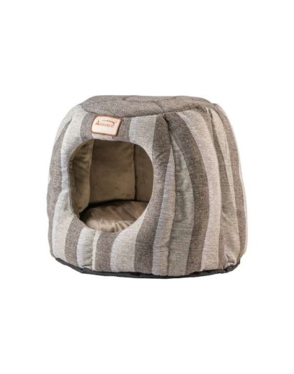 Gray - Armarkat Cat Cave Shape Bed W Anti- slip Base, Cushion Mat