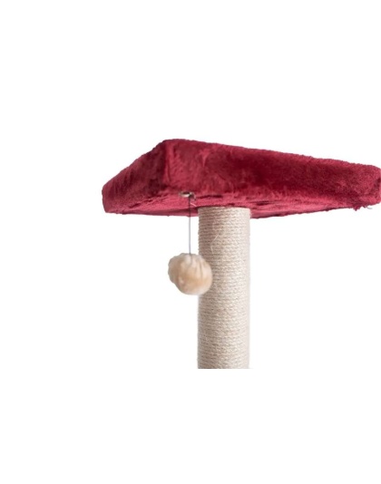 Burgundy - Armarkat Cat Tower Real Wood Cat Condo House 69"