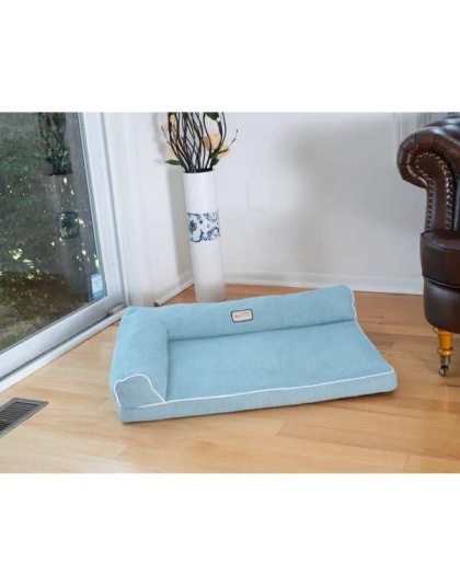 Armarkat D08B Medium Bolstered Pet Bed Cushion W Memory Foam