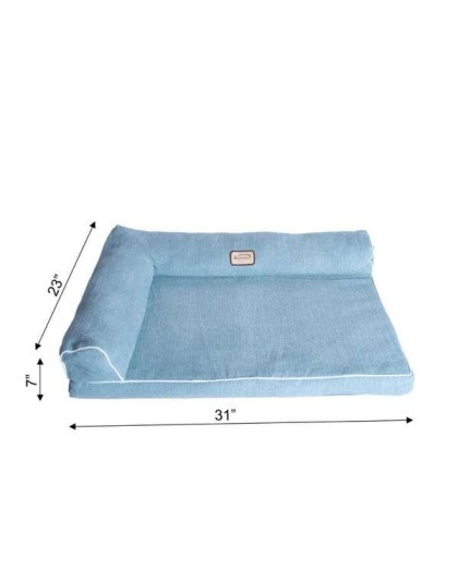 Armarkat D08B Medium Bolstered Pet Bed Cushion W Memory Foam