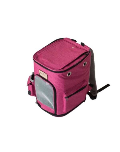 Armarkat PC301P Pets Backpack Pet Carrier In Pk and Gy Combo