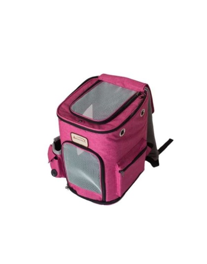 Armarkat PC301P Pets Backpack Pet Carrier In Pk and Gy Combo