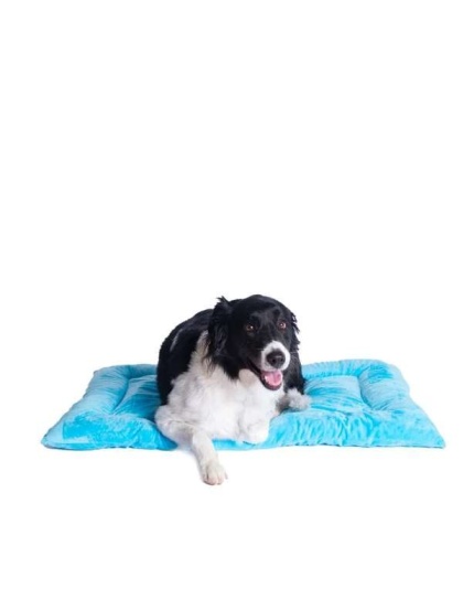 Sky Blue - Armarkat Pet Bed Mat, Dog Crate Soft Pad W Poly Fill Cushion - L