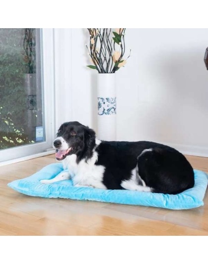 Sky Blue - Armarkat Pet Bed Mat, Dog Crate Soft Pad W Poly Fill Cushion - L