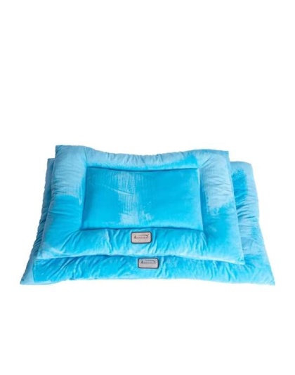 Sky Blue - Armarkat Pet Bed Mat, Dog Crate Soft Pad W Poly Fill Cushion - M