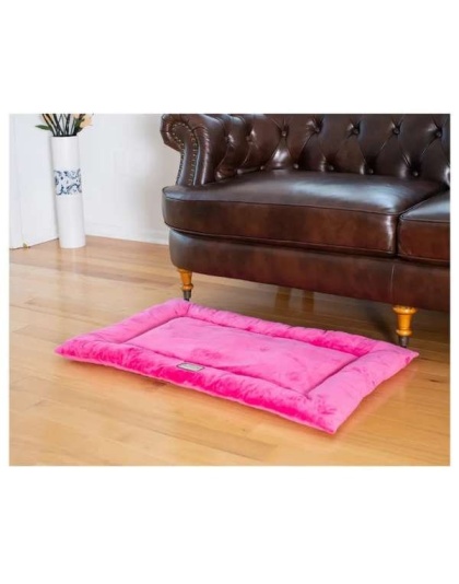 Vibrant Pink - Armarkat Pet Bed Mat, Dog Crate Soft Pad W Poly Fill Cushion - M