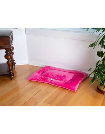 Vibrant Pink - Armarkat Pet Bed Mat, Dog Crate Soft Pad W Poly Fill Cushion - M