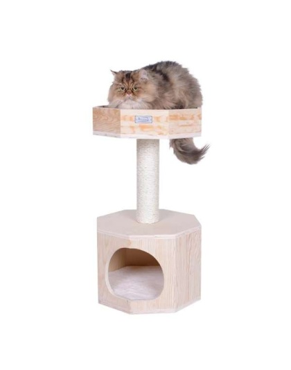 Armarkat Premium Scots Pine 29" Cat Tree W Perch and Condo