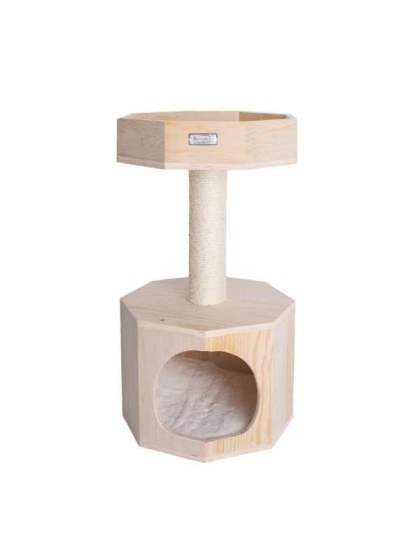 Armarkat Premium Scots Pine 29" Cat Tree W Perch and Condo