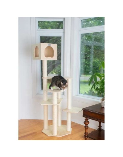 Armarkat Premium Scots Pine 69-Inch Cat Tree W Five Levels