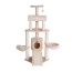 RED - Armarkat Real Wood Spacious Thick Fur Cat Tower W Lounge