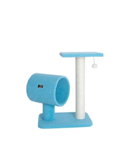 Armarkat Sky Blue 25" Cat Tree, Real Wood Scratcher for Cats