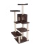 GleePet 66-Inch Cat Tree Real Wood Cat Climber W 4 Levels