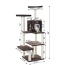 GleePet 66-Inch Cat Tree Real Wood Cat Climber W 4 Levels