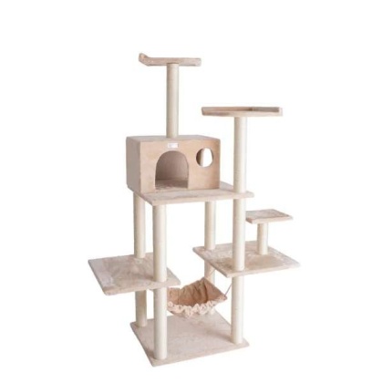 GleePet 68-Inch Cat Tree BGE W Five Levels, Hammock, Condo