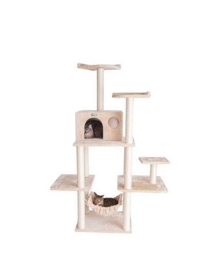 GleePet 68-Inch Cat Tree BGE W Five Levels, Hammock, Condo