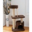 Real Wood 3-Tier Carpeted Cat Tree Condo  Kitten Play House