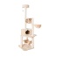Real Wood 72" H Pet Cat Tower W Lounge Basket, Perch, A7204