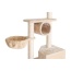 Real Wood 72" H Pet Cat Tower W Lounge Basket, Perch, A7204