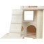 Real Wood Classic Ivory Cat Tree Multi Levels Condos B7701