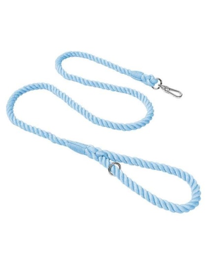 Baby Blue - Rope Leash by Puppy Community