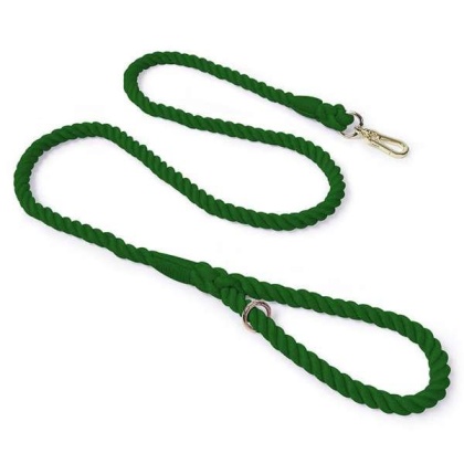 Hunter Green - Rope Leash by Puppy Community