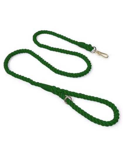 Hunter Green - Rope Leash by Puppy Community