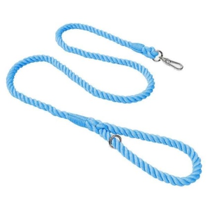 Light Blue - Rope Leash by Puppy Community