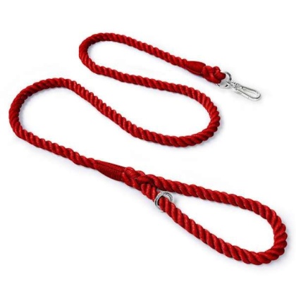 Red - Rope Leash by Puppy Community