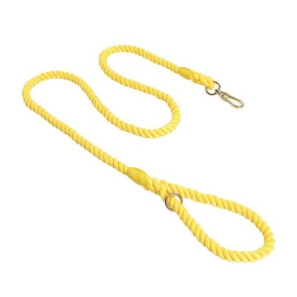 Yellow - Rope Leash by Puppy Community