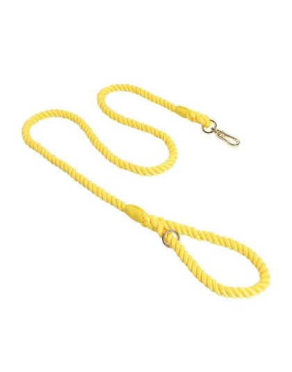 Yellow - Rope Leash by Puppy Community