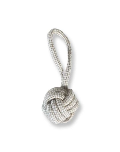 Hemp Ball and Handle Dog Toy