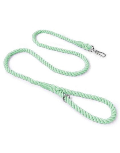 Mint Green - Rope Leash by Puppy Community