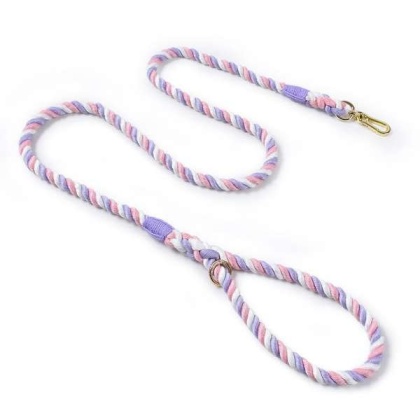 Purple Twist - Rope Leash by Puppy Community