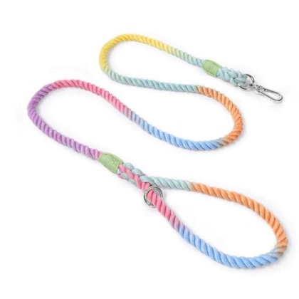 Rainbow - Rope Leash by Puppy Community