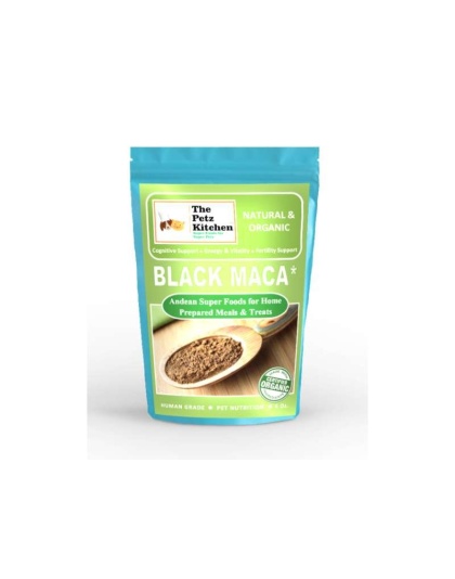 Black Maca - Cognitive Energy & Fertility Support* The Petz Kitchen - Organic & Human Grade Ingredients For Home Prepared Meals & Treats - 4 Oz