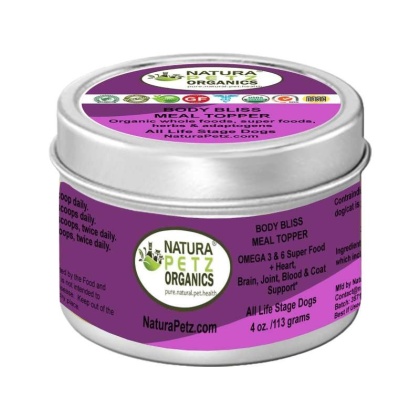 Body Bliss Meal Topper- Omega 3 & 6 Super Food + Heart, Brain Joint, Blood & Coat Support* - 4 Oz. Dog