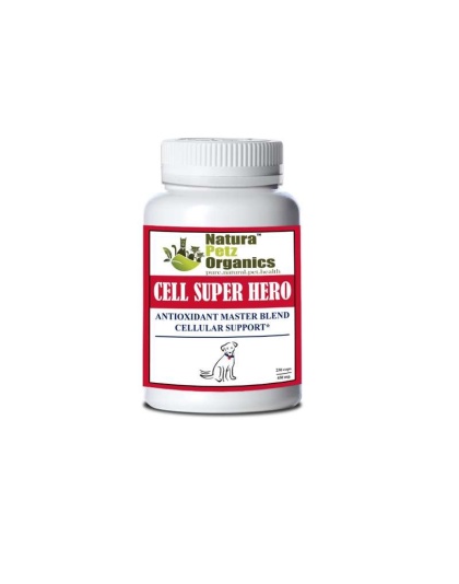 Cell Super Hero Max* Antioxidant Master Blend Cellular Support* Dogs Cats - Dogs 450 mg. / 250 Caps