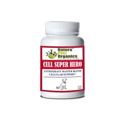 Cell Super Hero Max* Antioxidant Master Blend Cellular Support* Dogs Cats - Dogs 450 mg. / 90 Caps