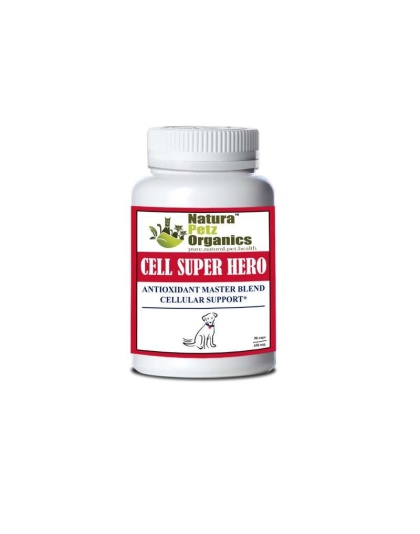 Cell Super Hero Max* Antioxidant Master Blend Cellular Support* Dogs Cats - Dogs 450 mg. / 90 Caps