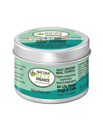 Daily Greens Glow Multi-Vitamin & Multi-Mineral Support* Flavored Meal Topper For Dogs And Cats* - 4 oz for Dogs Turkey Flavoring
