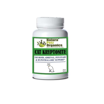 Dog And Cat Kryptonite Adrenal, Thyroid, Pituitary & Hypothalamic Support* - CAT// 90 caps /  250 mg /